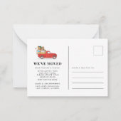 We hebben nieuwe adresaankondiging verplaatst notitiekaartje (Achterkant)