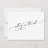 We hebben nieuwe adresaankondiging verplaatst notitiekaartje (Achterkant)