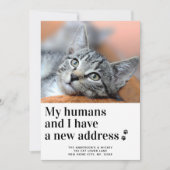 We hebben nieuwe adresfoto's verplaatst aankondiging (Voorkant)