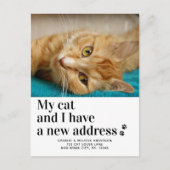 We hebben nieuwe adresfoto's verplaatst aankondigingskaart (Voorkant)