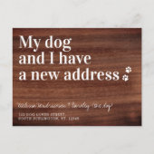 We hebben nieuwe adrespagina's verplaatst briefkaart (Voorkant)