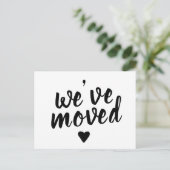 We hebben nieuwe adreswijzigingsopties verplaatst aankondigingskaart (Staand voorkant)