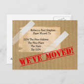 We hebben nieuwe Home CardBoard Box verplaatst (af Aankondigingskaart (Voorkant / Achterkant)