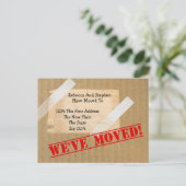 We hebben nieuwe Home CardBoard Box verplaatst (af Aankondigingskaart (Staand voorkant)