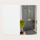 We hebben nieuwe Home Moving Aankondiging 25 Kaart Visitekaartje (Buitenkant ongevouwen)