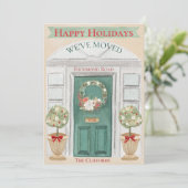 We hebben nieuwe homepage- of zakelijke Waterverf  Feestdagenkaart (Staand voorkant)