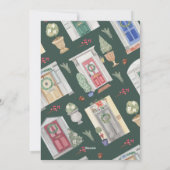 We hebben nieuwe homepage- of zakelijke Waterverf  Feestdagenkaart (Achterkant)