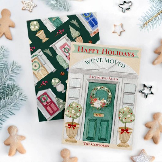 We hebben nieuwe homepage- of zakelijke Waterverf  Feestdagenkaart