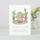 We hebben nieuwe Roots Planten Nieuwe Home Bewegen Aankondiging (Staand voorkant)