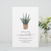 We hebben nieuwe rots verplaatst, een geslaagde Ka Briefpapier (Staand voorkant)