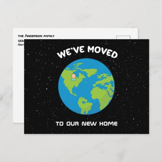 We hebben nieuwe Thuisruimte gemaakt Briefkaart (Voorkant / Achterkant)