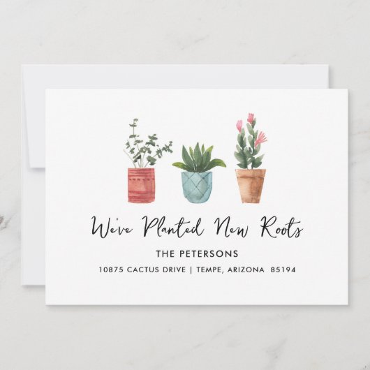 We hebben nieuwe wortels gepland aankondiging (Voorkant)