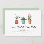 We hebben nieuwe wortels gepland aankondiging (Voorkant / Achterkant)