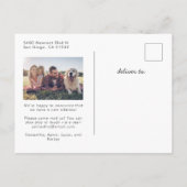 We hebben nieuwe wortels in botanische beweging ge aankondigingskaart (Achterkant)