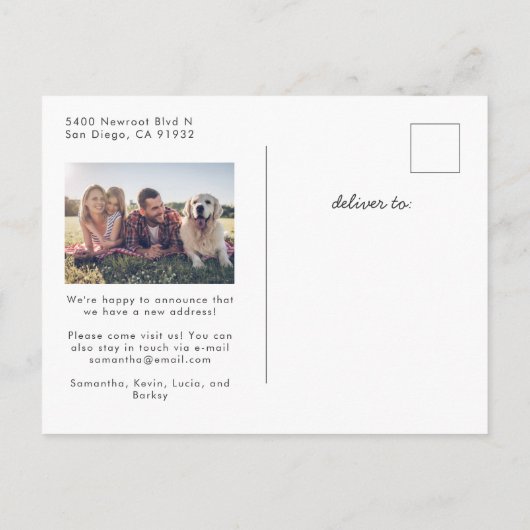 We hebben nieuwe wortels in botanische beweging ge aankondigingskaart (Achterkant)