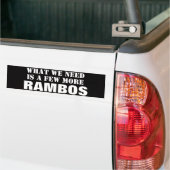 We hebben nog een paar Rambos Black Sticker nodig (Op Truck)