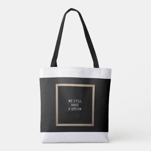 We hebben nog steeds een droom Canvas tas (Achterkant)