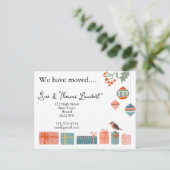 We hebben Nordic Christmas Baubles & Holly verplaa Feestdagenkaart (Staand voorkant)