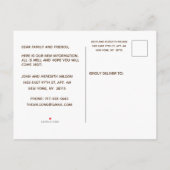 WE HEBBEN NYC CITYSCAPE UNIEK VERPLAATST AANKONDIGINGSKAART (Achterkant)