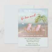 We hebben Ocean Beach Budget Move verplaatst Aankondiging (Voorkant / Achterkant)