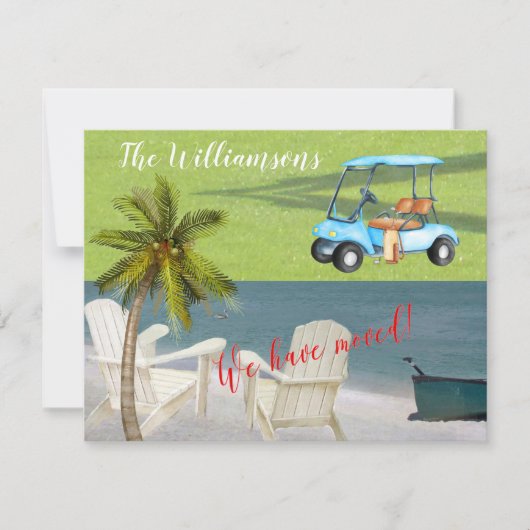 We hebben Ocean Beach Budget Move verplaatst Aankondiging (Voorkant)