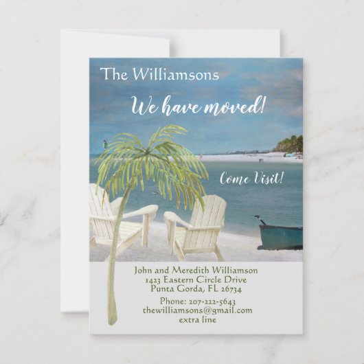 We hebben Ocean Beach Budget Move verplaatst Aankondiging (Voorkant)