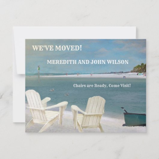 We hebben Ocean Beach Budget Move verplaatst Aankondiging (Voorkant)