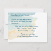 We hebben Ocean Beach Budget Move verplaatst Aankondiging (Achterkant)