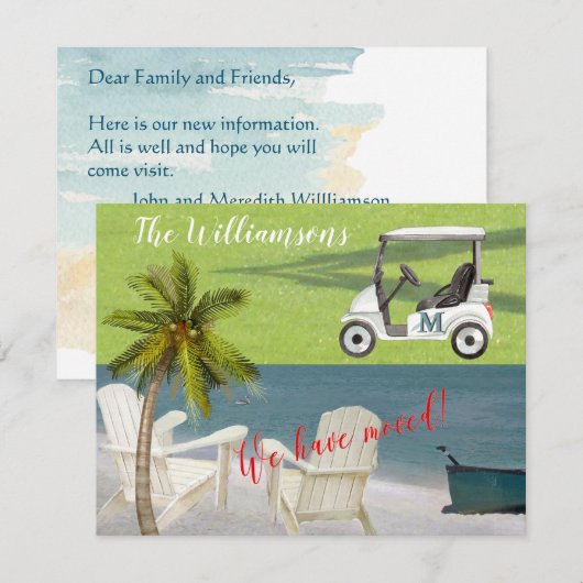 We hebben Ocean Beach Budget Move verplaatst Aankondiging (Voorkant / Achterkant)