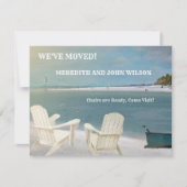 We hebben Ocean Beach Move Announcement Kaart verp (Voorkant)
