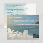 We hebben Ocean Beach Move Announcement Kaart verp (Voorkant / Achterkant)