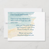 We hebben Ocean Beach Move Announcement Kaart verp (Achterkant)