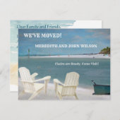 We hebben Ocean Beach Move Announcement Kaart verp (Voorkant / Achterkant)