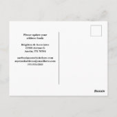 We hebben Office Business Skyline Photo Moving Briefkaart (Achterkant)