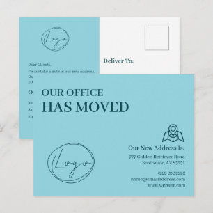 We Hebben Ons Kantoor Verhuisd Zakelijk Adreswijzi Briefkaart
