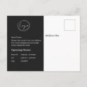 We Hebben Ons Kantoor Verhuisd Zakelijk Adreswijzi Briefkaart (Achterkant)