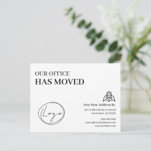 We Hebben Ons Kantoor Verhuisd Zakelijk Adreswijzi Briefkaart