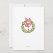 We hebben ons thuisontbijt verplaatst. feestdagenkaart (Achterkant)