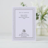 We hebben ons verplaatst aankondiging (Staand voorkant)