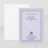 We hebben ons verplaatst aankondiging (Voorkant / Achterkant)