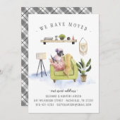 We hebben ons verplaatst | Aankondiging Dachshund (Voorkant / Achterkant)