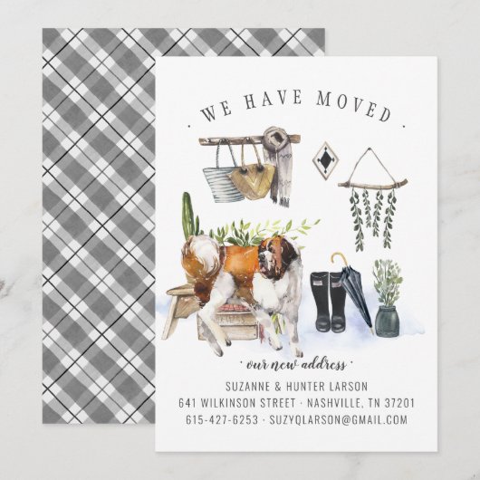 We hebben ons verplaatst | Aankondiging van Sint B (Voorkant / Achterkant)