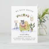 We hebben ons verplaatst | Aankondiging Yorkie Mov (Staand voorkant)