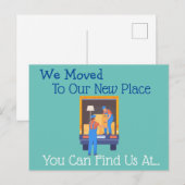 We hebben ons verplaatst briefkaart (Voorkant / Achterkant)