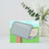 'We hebben ons verplaatst Briefkaart (Staand voorkant)