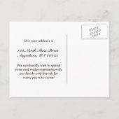 We hebben ons verplaatst - Chalkboard Home Sweet H Aankondigingskaart (Achterkant)