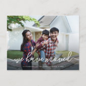 We hebben ons verplaatst | Eenvoudige aankondiging (Voorkant)