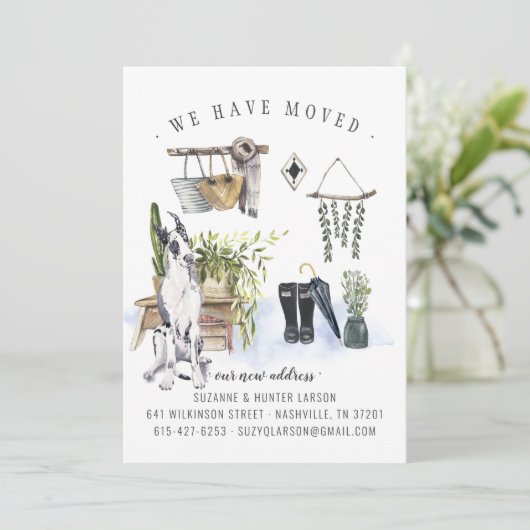 We hebben ons verplaatst | Grote aankondiging van (Staand voorkant)