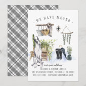 We hebben ons verplaatst | Grote aankondiging van  (Voorkant / Achterkant)