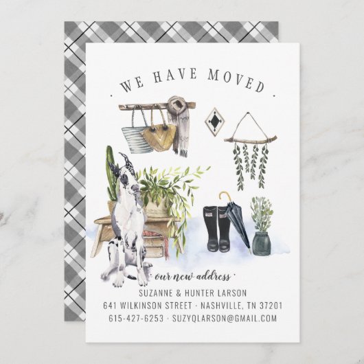 We hebben ons verplaatst | Grote aankondiging van  (Voorkant / Achterkant)